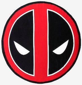 Round Deadpool Beach Towel