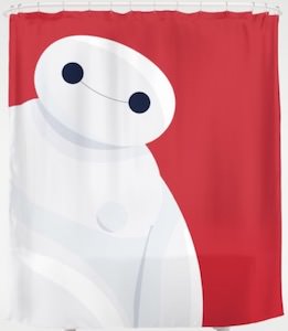 Big Hero 6 Baymax Shower Curtain