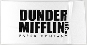 The Office Dunder Mifflin Beach Towel