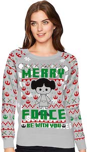 Princess Leia Christmas Sweater