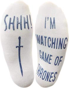 Shhh! I’m Watching Game of Thrones Socks