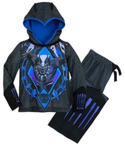 Black Panther Hooded Sleep Set Pajamas