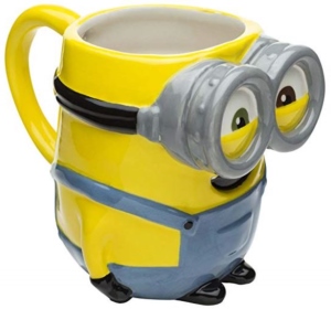 Minion 3D Sculpted Ceramic Mug