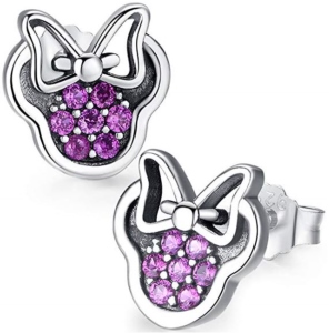 Minnie Mouse Sparkle Earrings