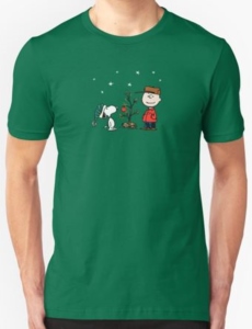 Charlie Brown Snoopy Christmas Tree T-Shirt