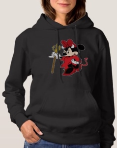 Minnie Mouse Devil Hoodie