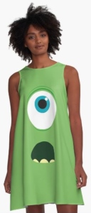 Monsters Inc Mike Wazowski Dress