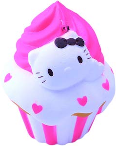 Hello Kitty Cupcake Squishy