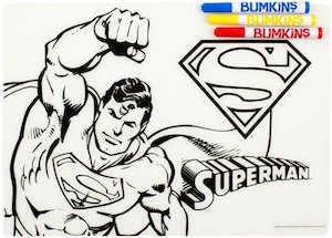 Superman Color It Placemat