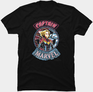 Captain Marvel T Shirt Design : Retro Captain Marvel T-shirt Marvel ...