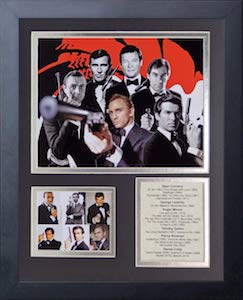 James Bond Legends Never Die Framed Photo