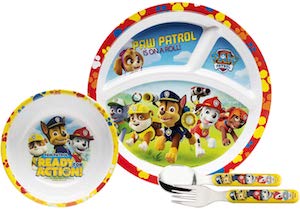 Kids PAW Patrol Dinner Set