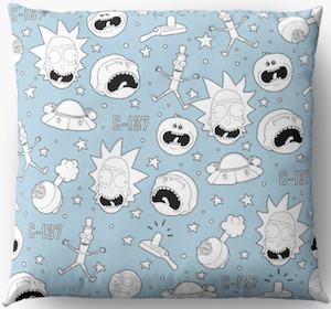 The Story Of Rick And Morty Pillow