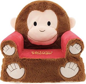 kids Curious George Chair