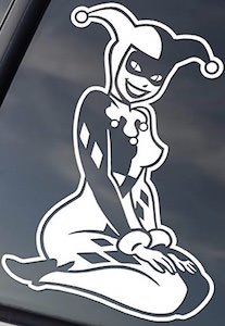 Harley Quinn Car Decal