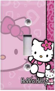 Hello Kitty Light Switch Plate