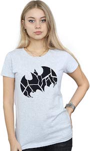 Batman Symbol Cracked Up T-Shirt