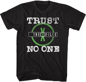 The X Files Trust No One T-Shirt