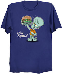 Big Squid The Squidward Burger T-Shirt