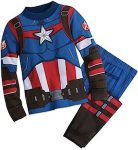 Kids Captain America Costume Pajama