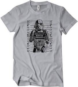 Mugshot Of A Stormtrooper T-Shirt