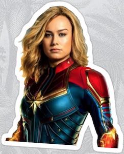 Captain Marvel Sticker