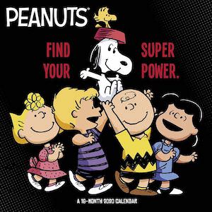 2020 Peanuts SuperPower Wall Calendar
