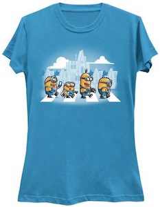 Despicable Me Minions At A Crosswalk T-Shirt