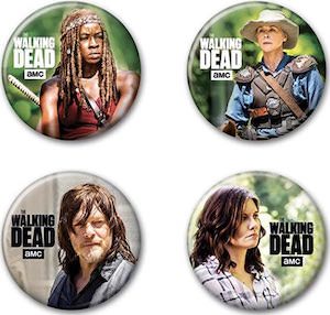 The Walking Dead Button Set