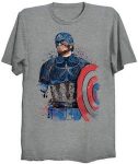 Marvel Watercolor Captain America T-Shirt