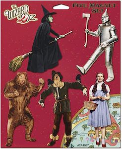 The Wizard Of Oz Character Magnet Set