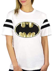 Women's Gold Foil Batman Logo t-shirt