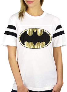 Women’s Gold Foil Batman Logo t-shirt