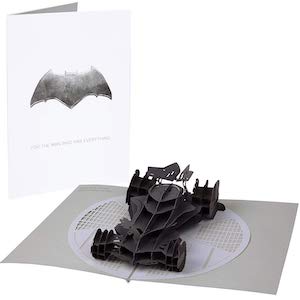 Batman Pop-Up Card With 3D Batmobile