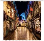 Diagon Alley Harry Potter Shower Curtain (1)