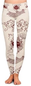 Harry Potter Marauders Map Yoga Leggings