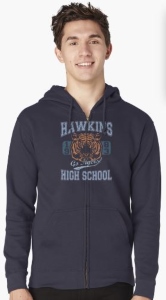 Stranger Things Hawkins Tigers Hoodie