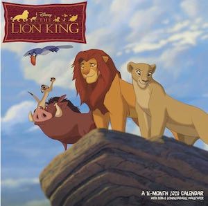 2020 The Lion King Wall Calendar