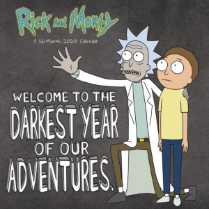 2020 Rick And Morty Wall Calendar