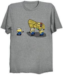 Minions And The Infinity Gauntlet Glove T-Shirt