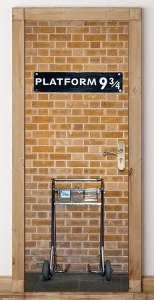 Platform 9 3/4 Wall Door Decal Sticker