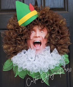 Buddy Elf Christmas Wreath