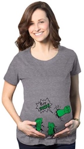 Hulk Bump Smash Maternity T-Shirt