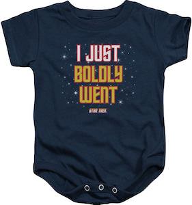 Star Trek I Just Boldly Went Baby Bodysuit