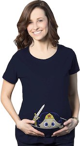 Wonder Woman On Board Maternity T-Shirt