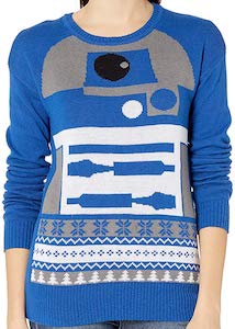 Star Wars Blue R2-D2 Christmas Sweater