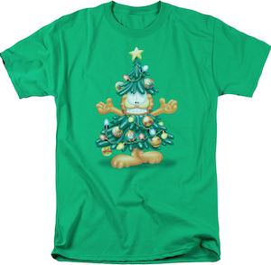 Garfield Christmas Tree T-Shirt