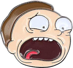 Screaming Morty Pin