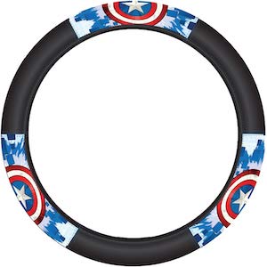 Captain America Shield Steering Wheel Cover