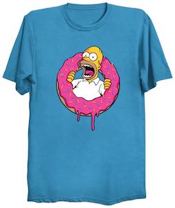 Homer Simpson Donut T-Shirt